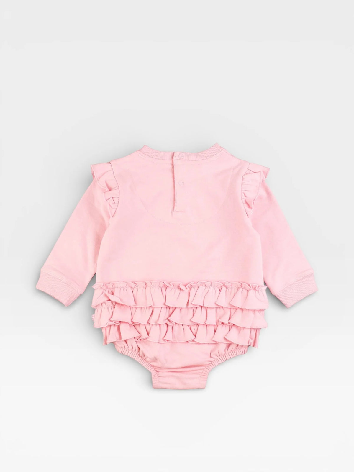 Baby Girls Pink Ruffle Rompers