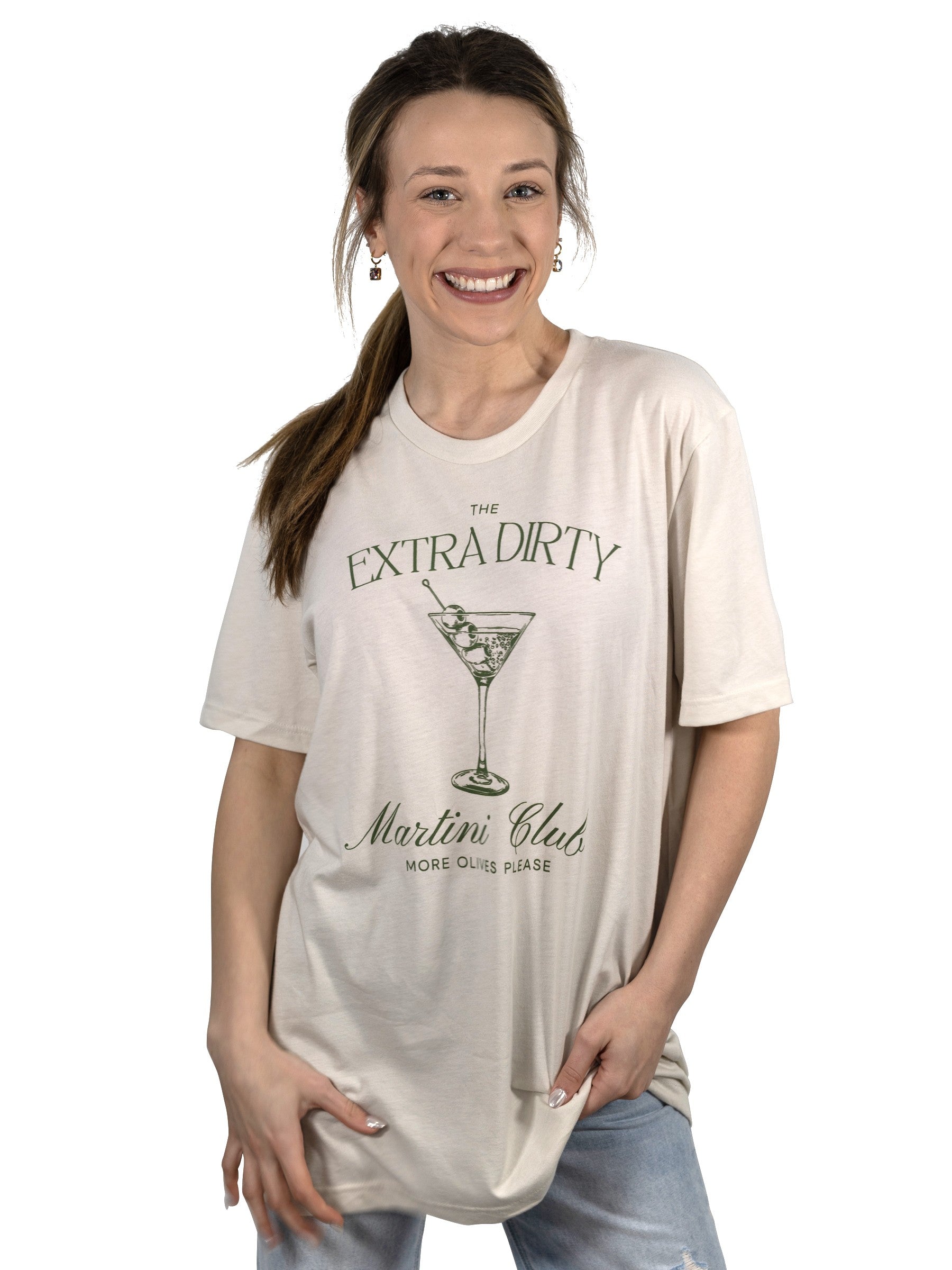 Extra Dirty Martini Club Crop Tee