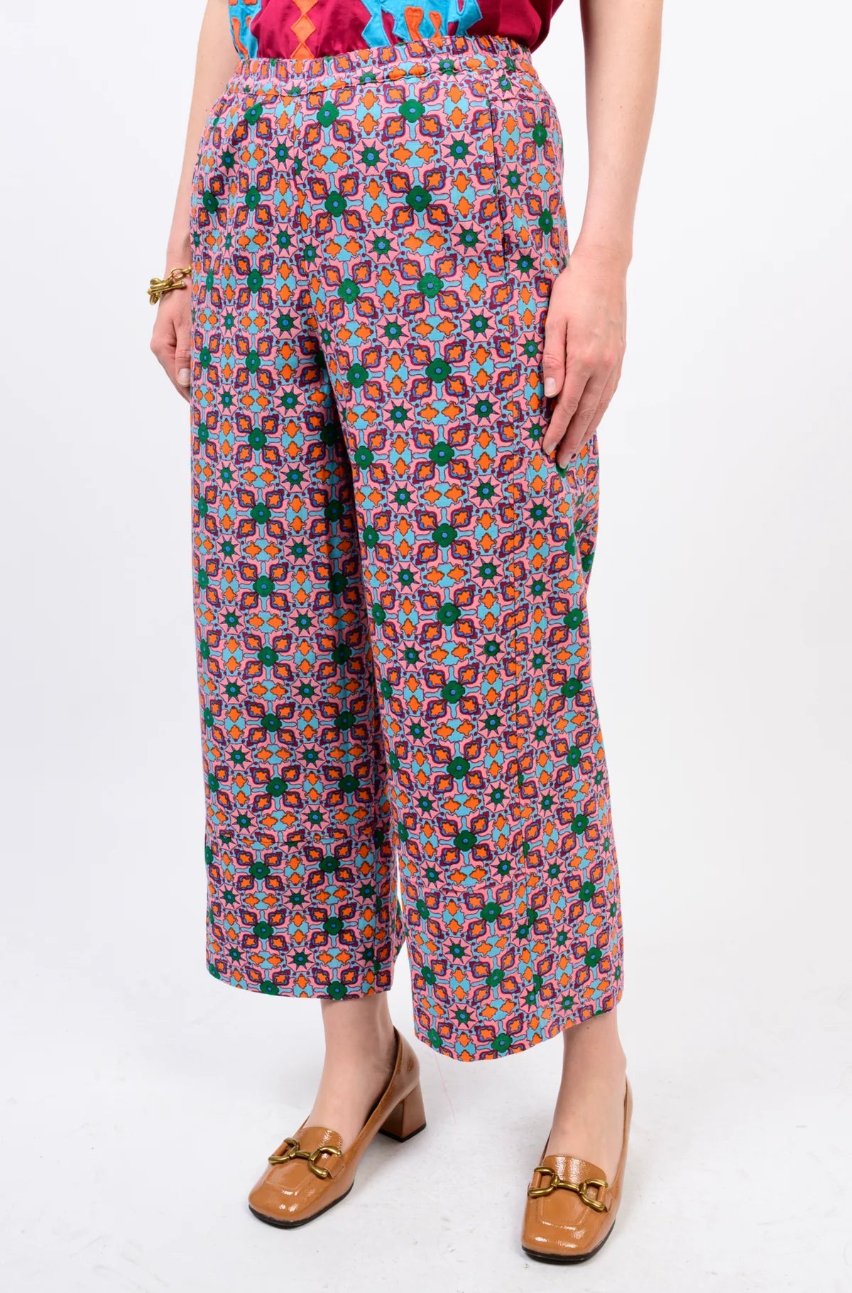 Ivy Jane Tile Barrel Pants