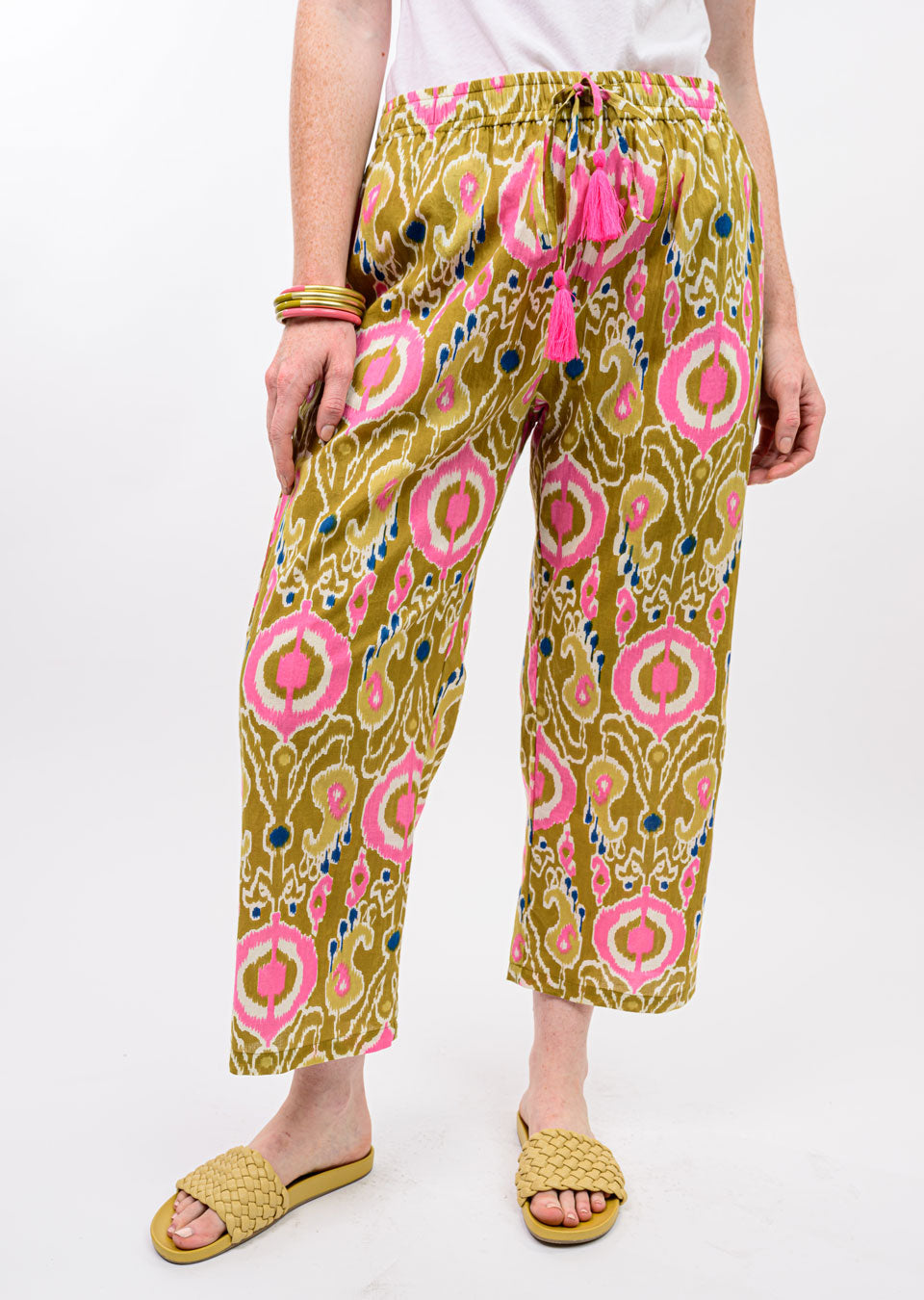 Ivy Jane Ochre Ikat Pant