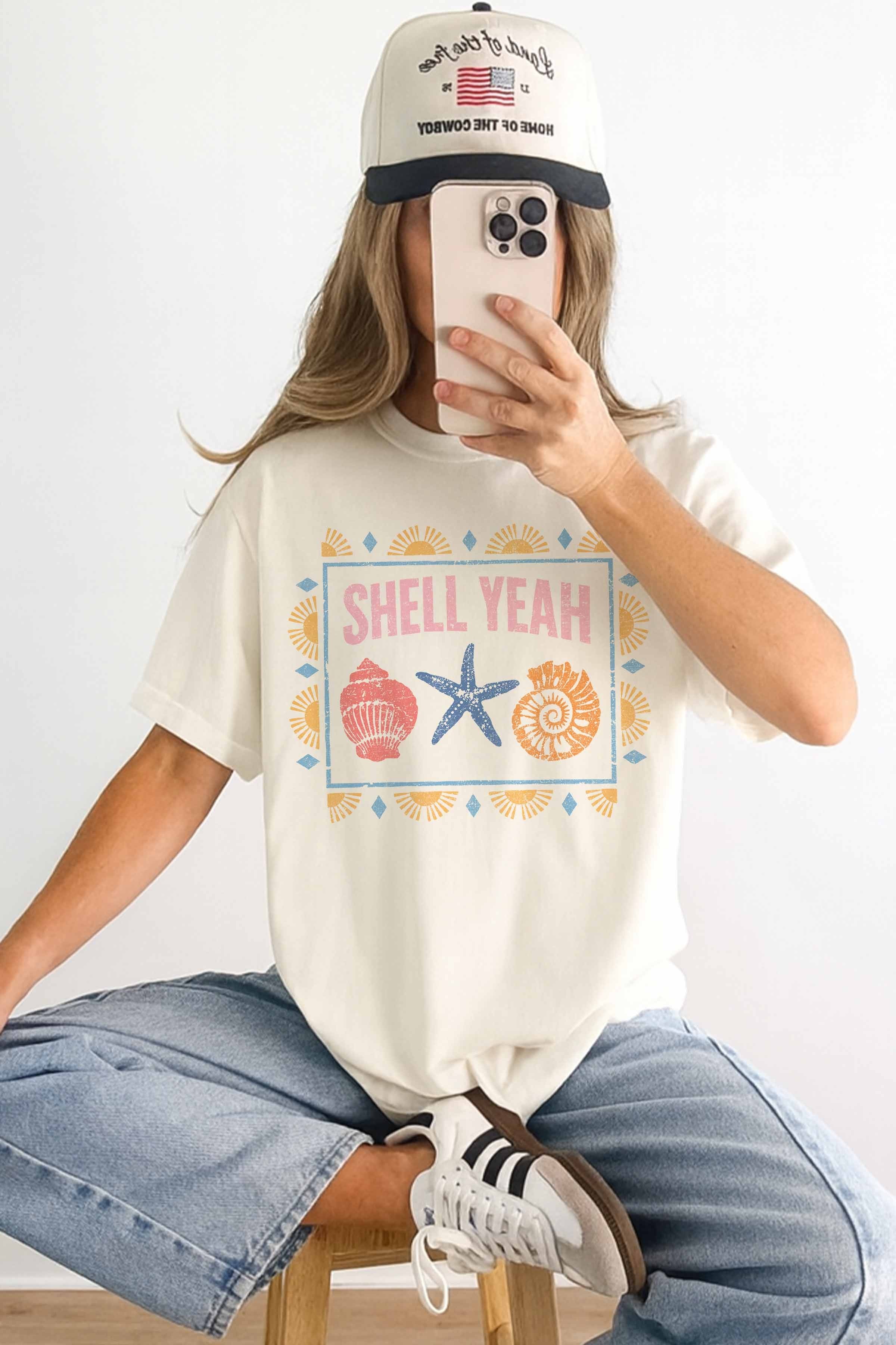 Shell Yeah Oversized Graphic Tee