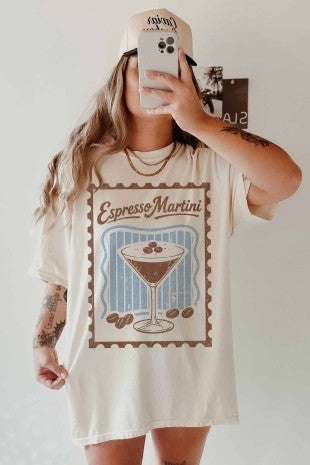 Espresso Martini Oversized Graphic Tee