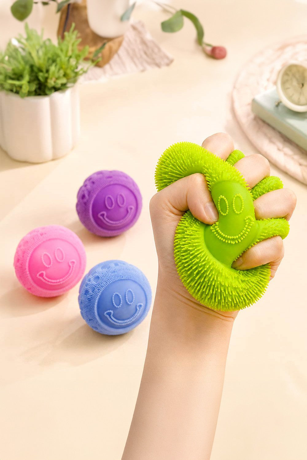 Fuzzy Stretch Squishy Stress Relief Toy
