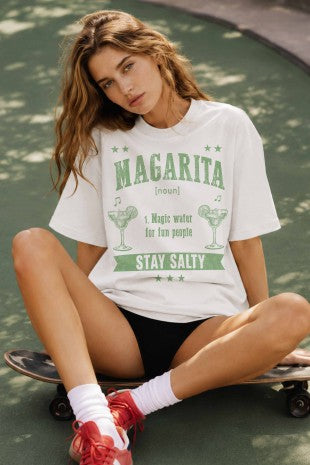 Margarita Oversized Graphic Tee