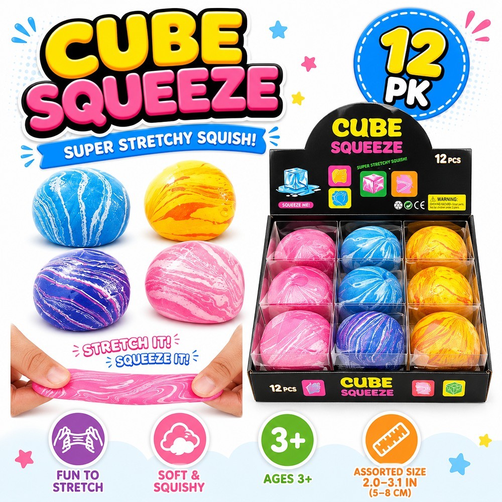 Marble Cube Squishy Squeeze Toy Dumpling