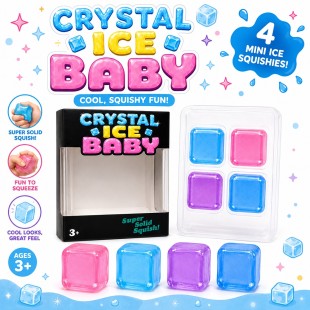 Crystal Ice Baby Squishy Squeeze Toy