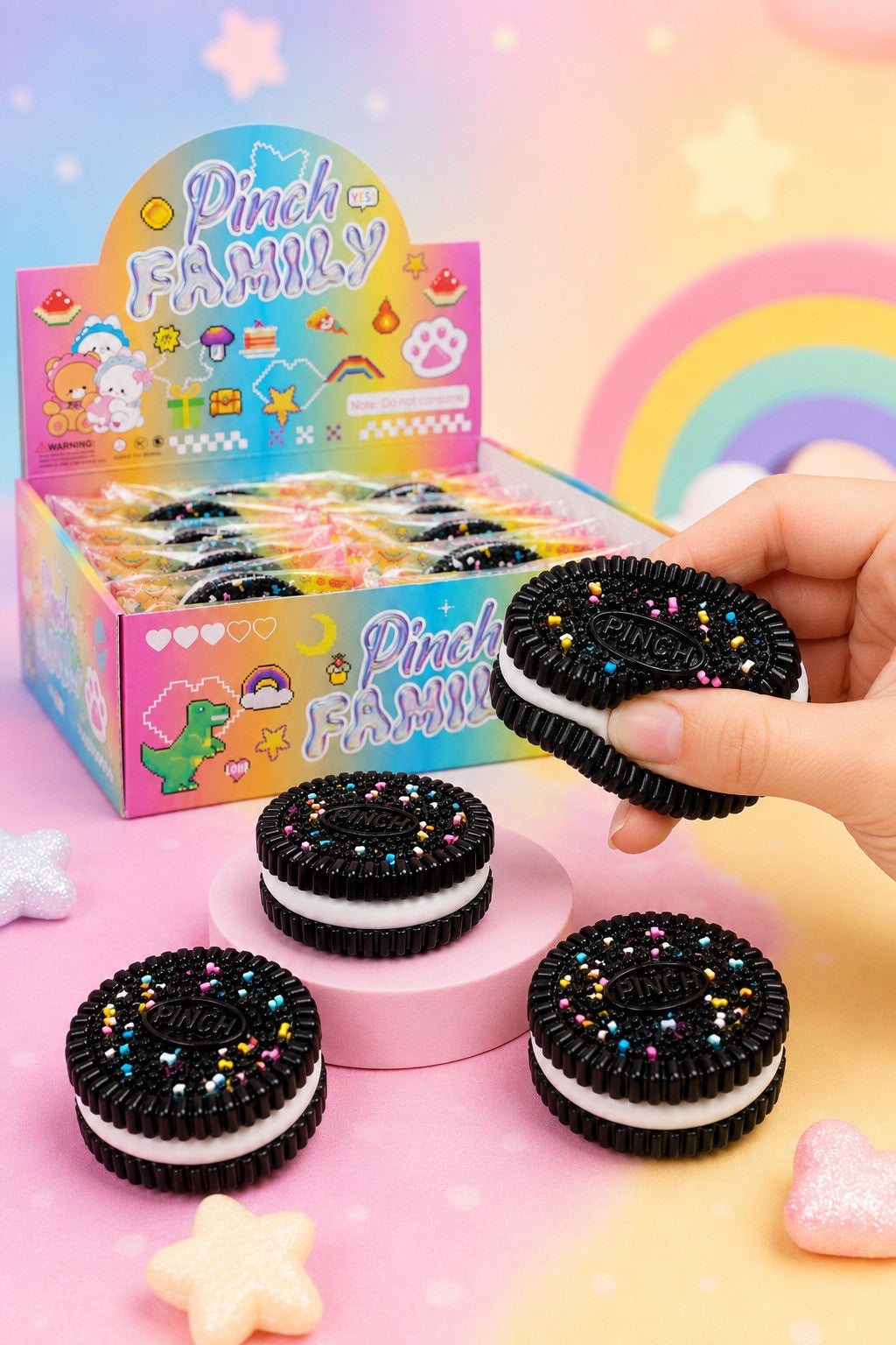 Sprinkle Cookie Squishy Squeeze Sensory Toy