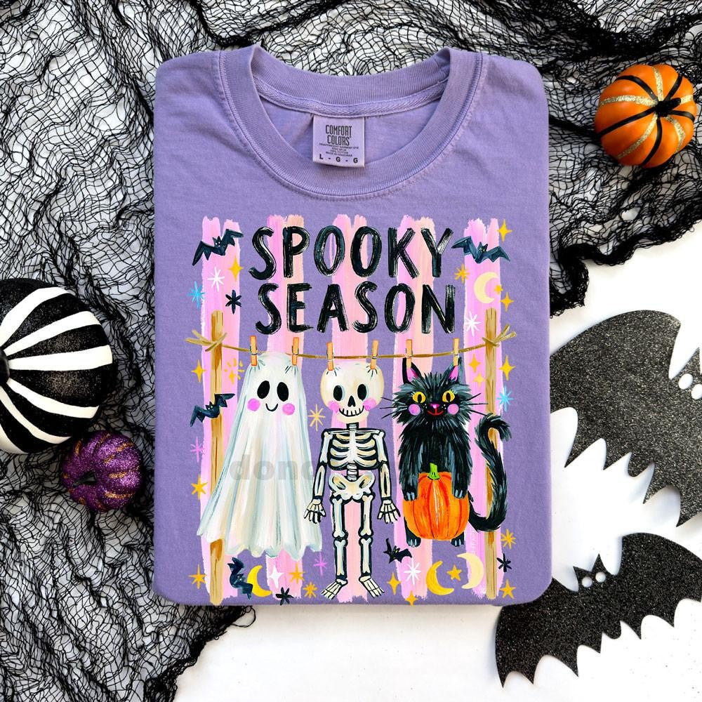 Spooky Season Halloween Friends Tee