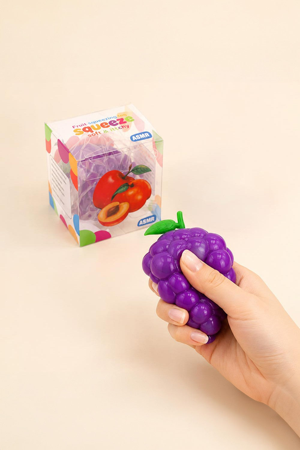 Crunchy Grape Crunching Sound Squeeze Toy
