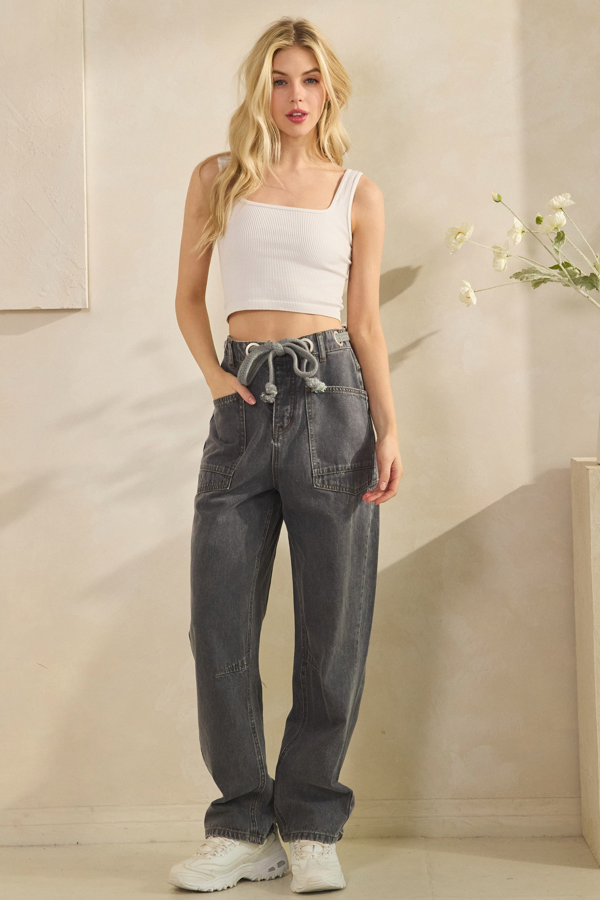 Ash Vintage Rope Tie Denim
