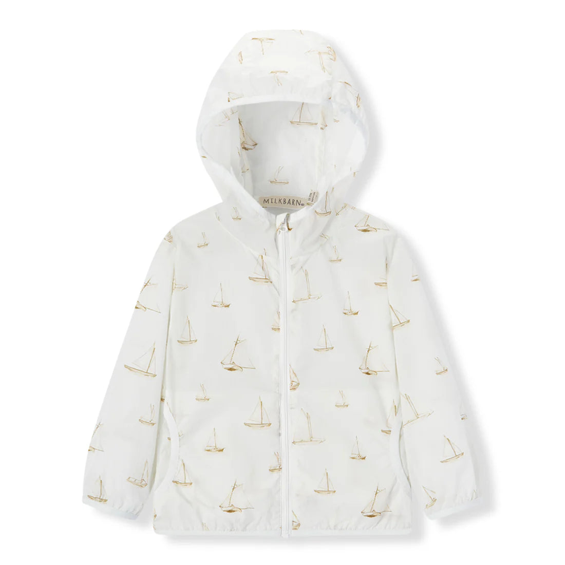 Sailboat Melody Hooded Sun Shield Windbreaker Jacket