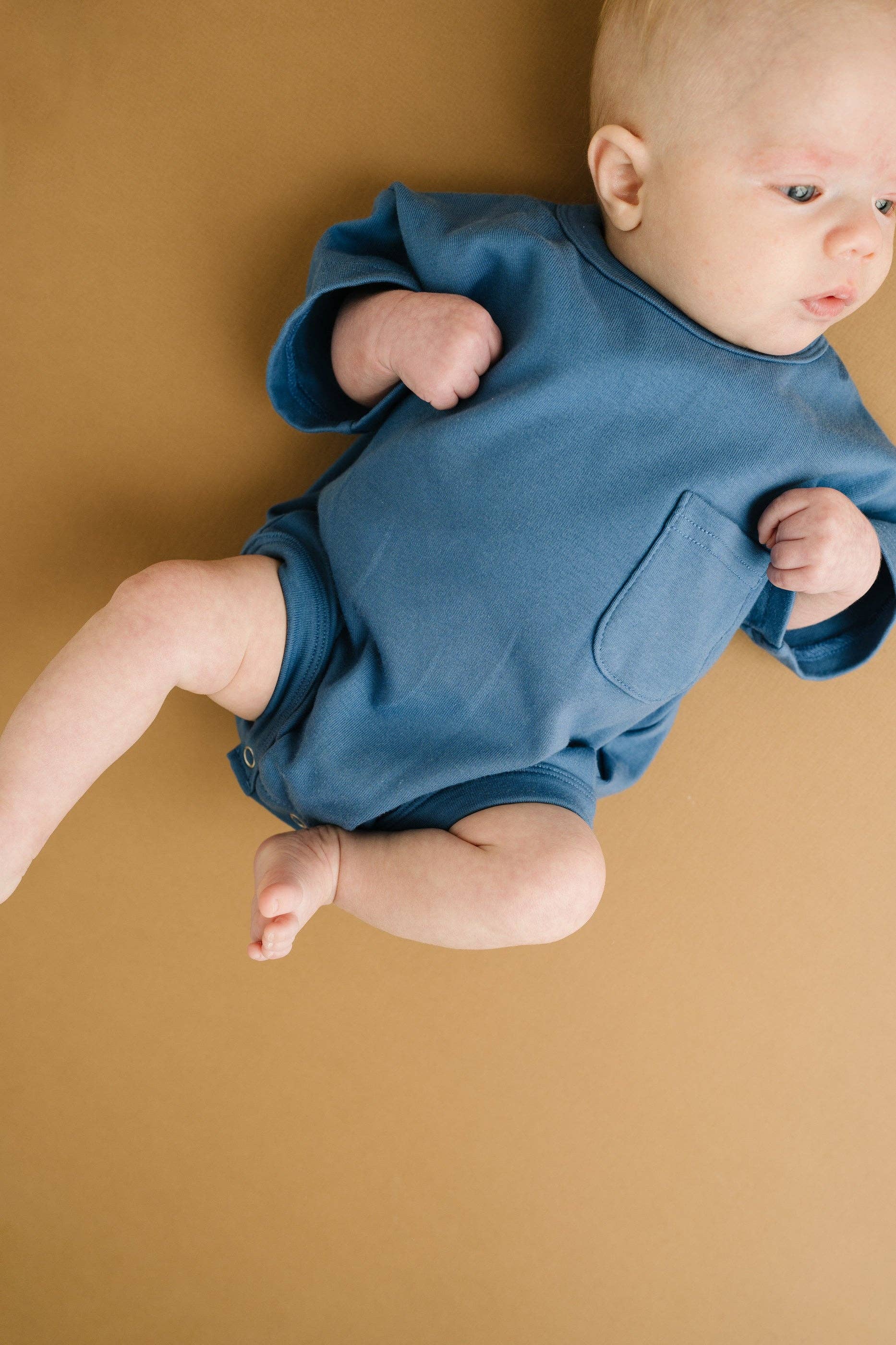Little One Shop - Bluebird Pocket Romper