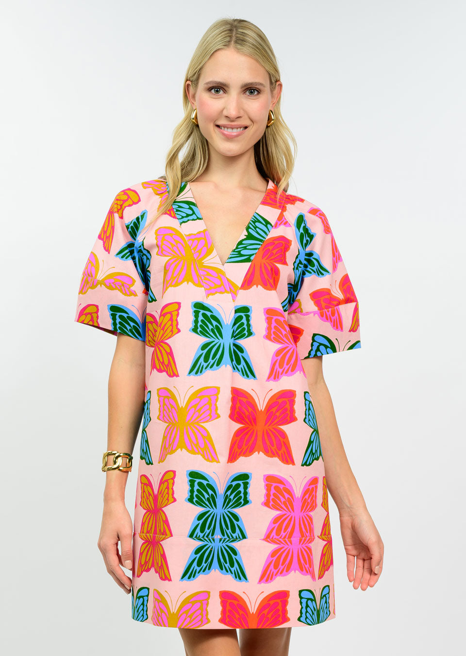 Pink Butterfly Dress