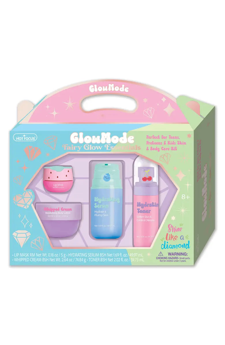 Hot Focus Kids' Glowmode 4-Piece Body & Skincare Set