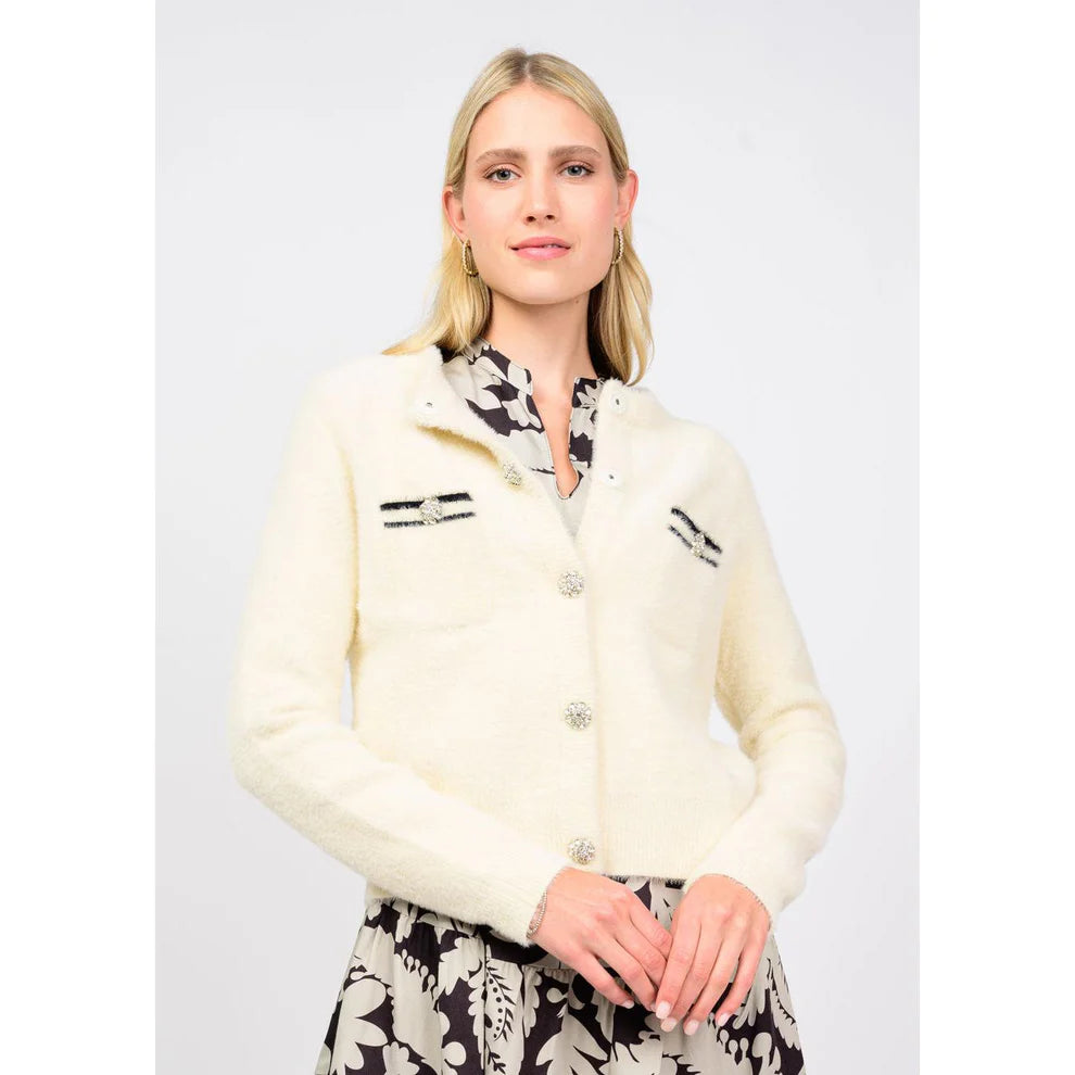 Ivory Chanel Cardigan