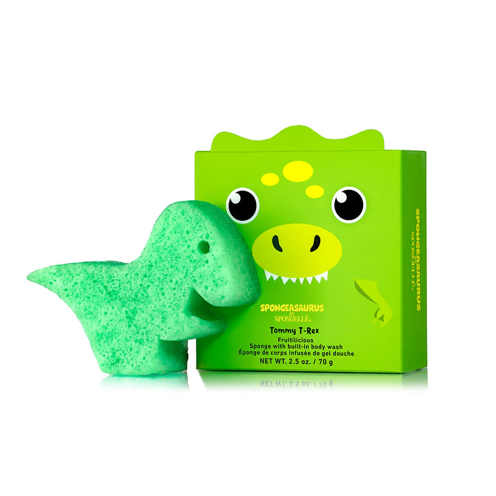 Spongelle Tommy T-Rex | Spongeasaurus Dinosaur Buffer