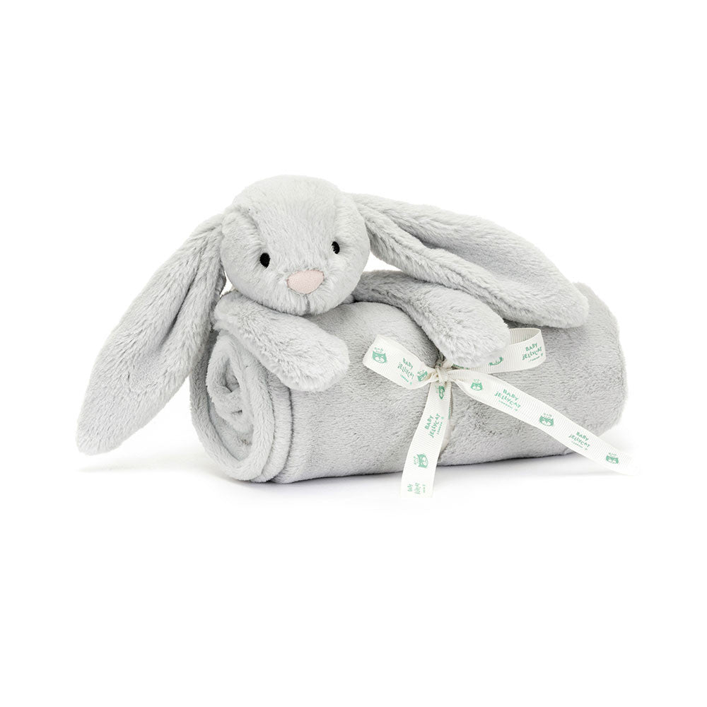 Silver Bashful Bunny Blankie