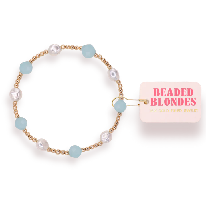 Light Blue Maggie Gemstone Bracelet