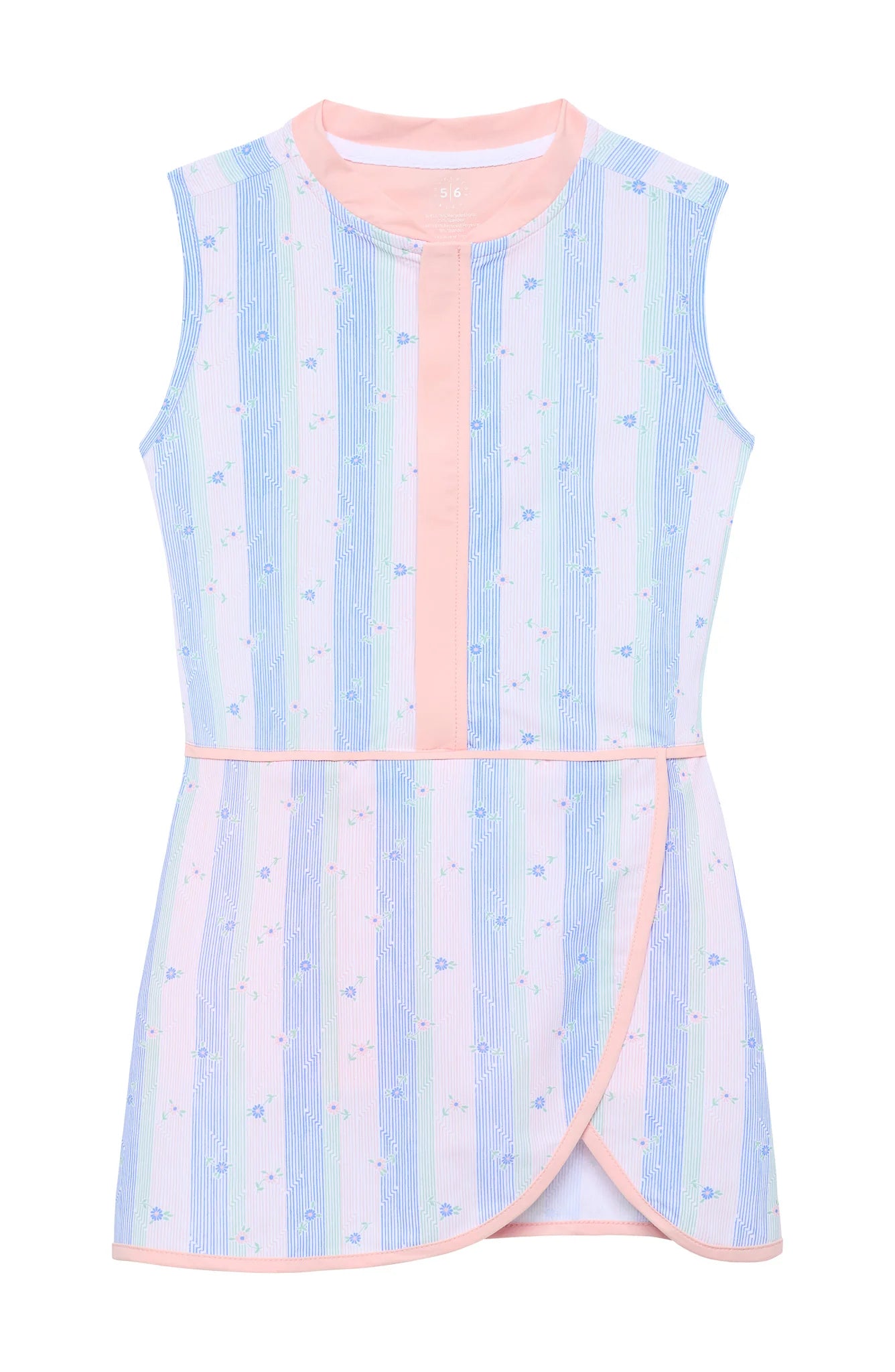 Striped in Bloom Court Dress