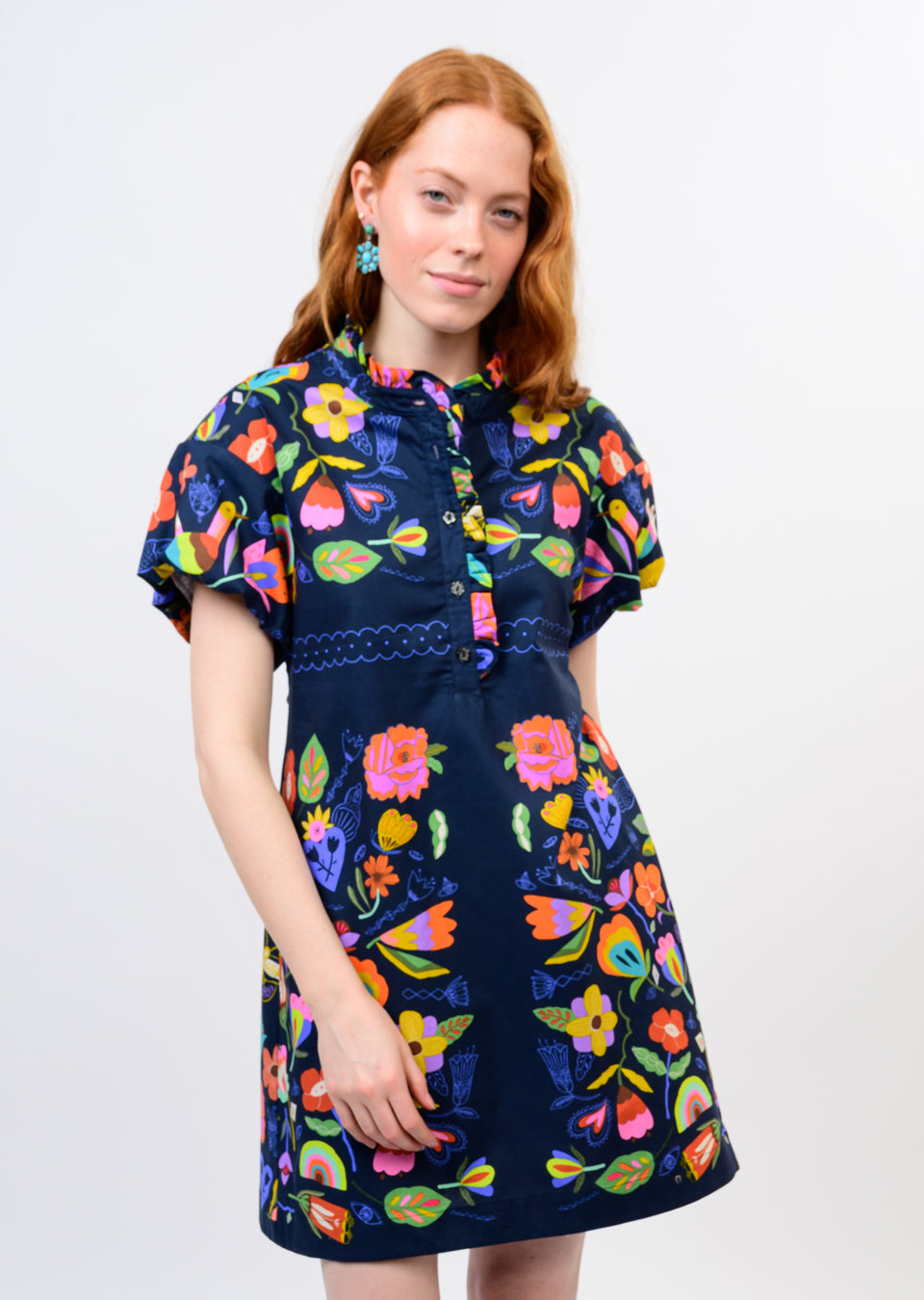 Navy Carlota Dress
