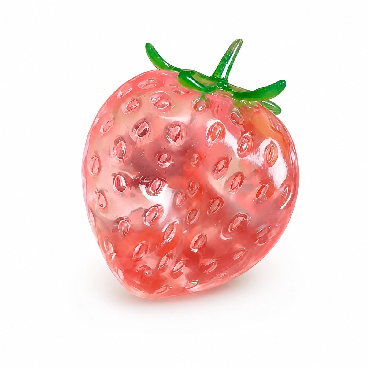 Coconut Oil Strawberry Squishy Toy