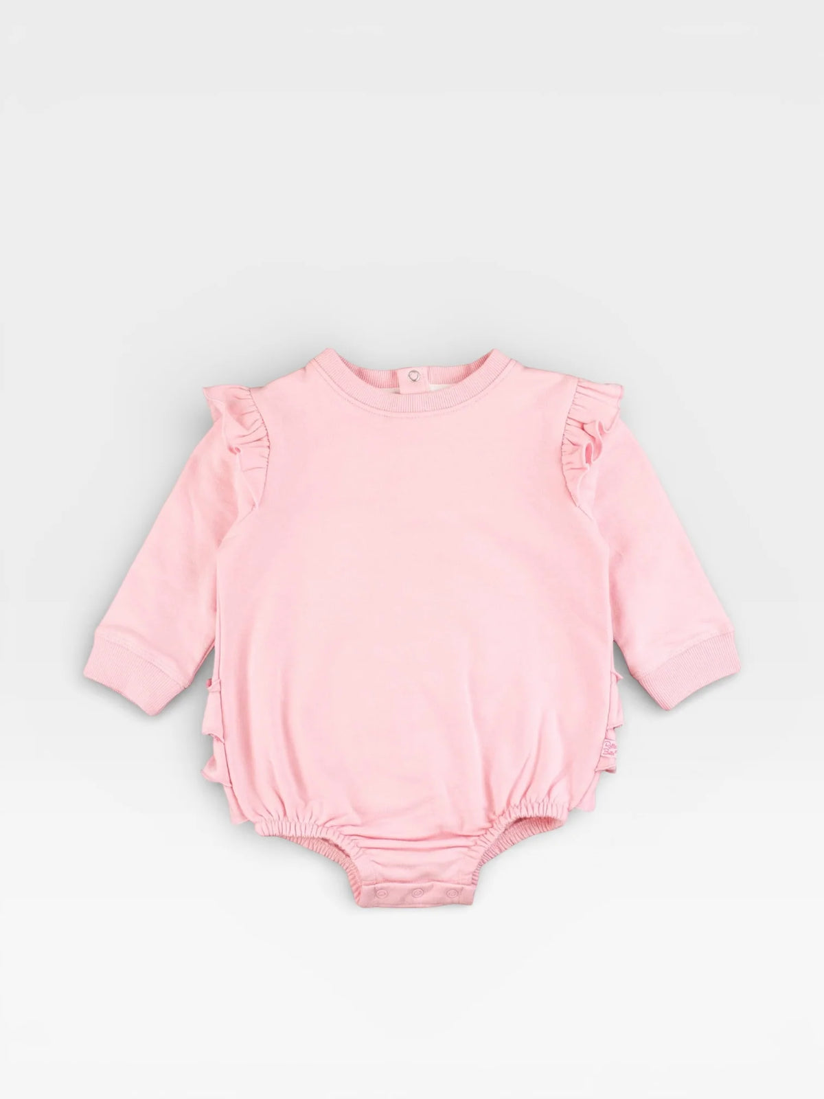 Baby Girls Pink Ruffle Rompers