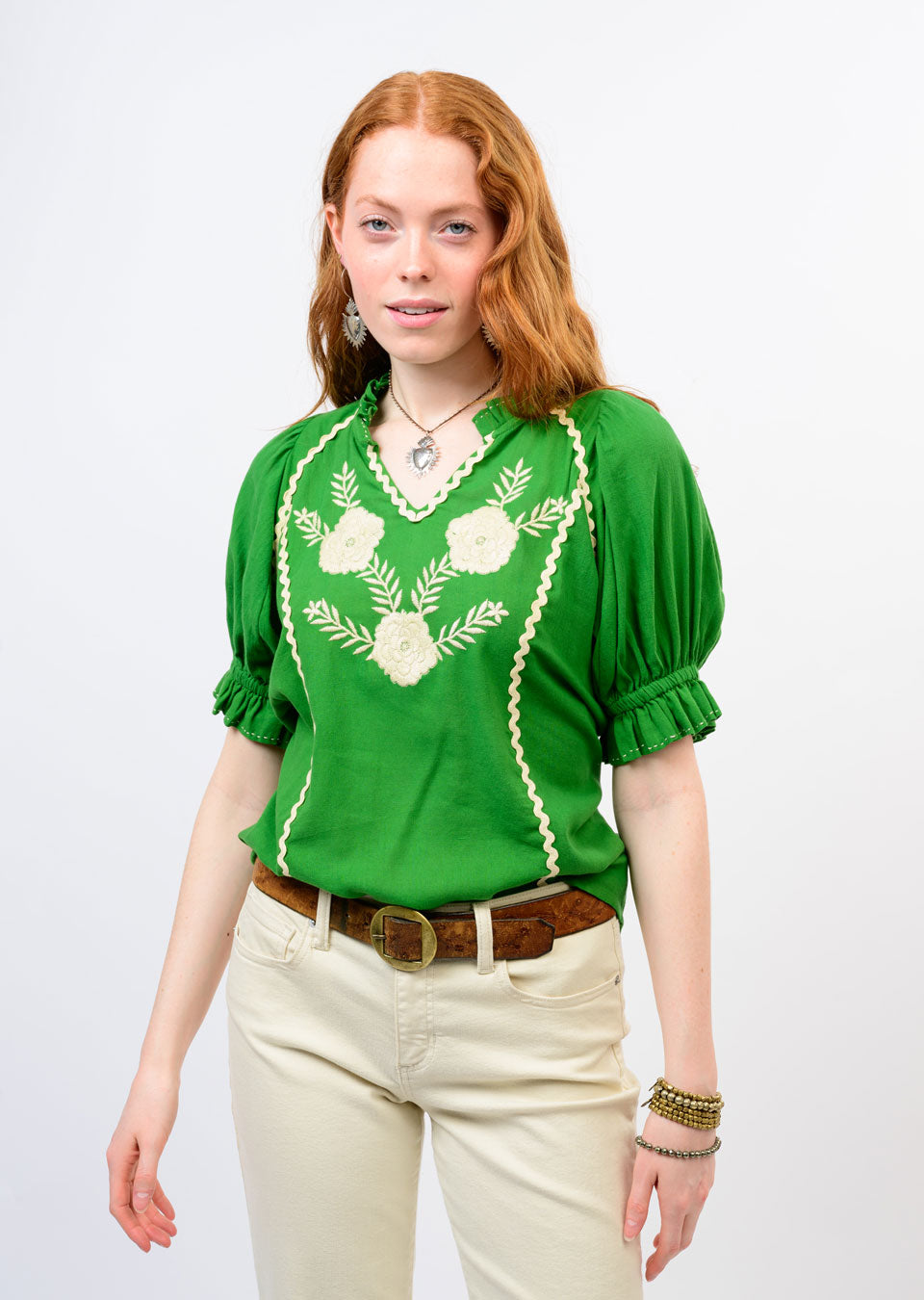 Green Dana Top