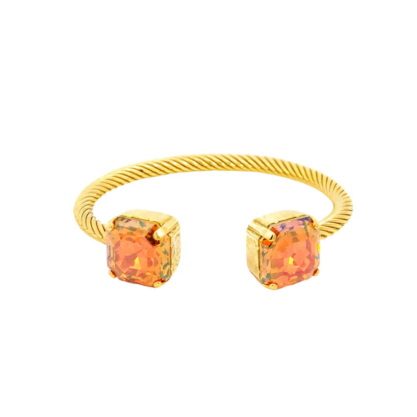 Charlotte Cuff In Square Chilli Pepper