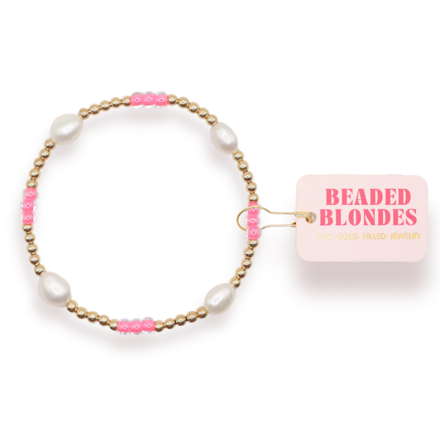 Hot Pink Pearl Poppi Bracelet