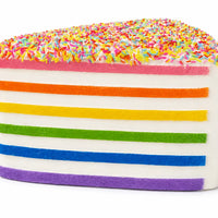 Jumbo Rainbow Sprinkle Cake Slow Rise Squishy Toy