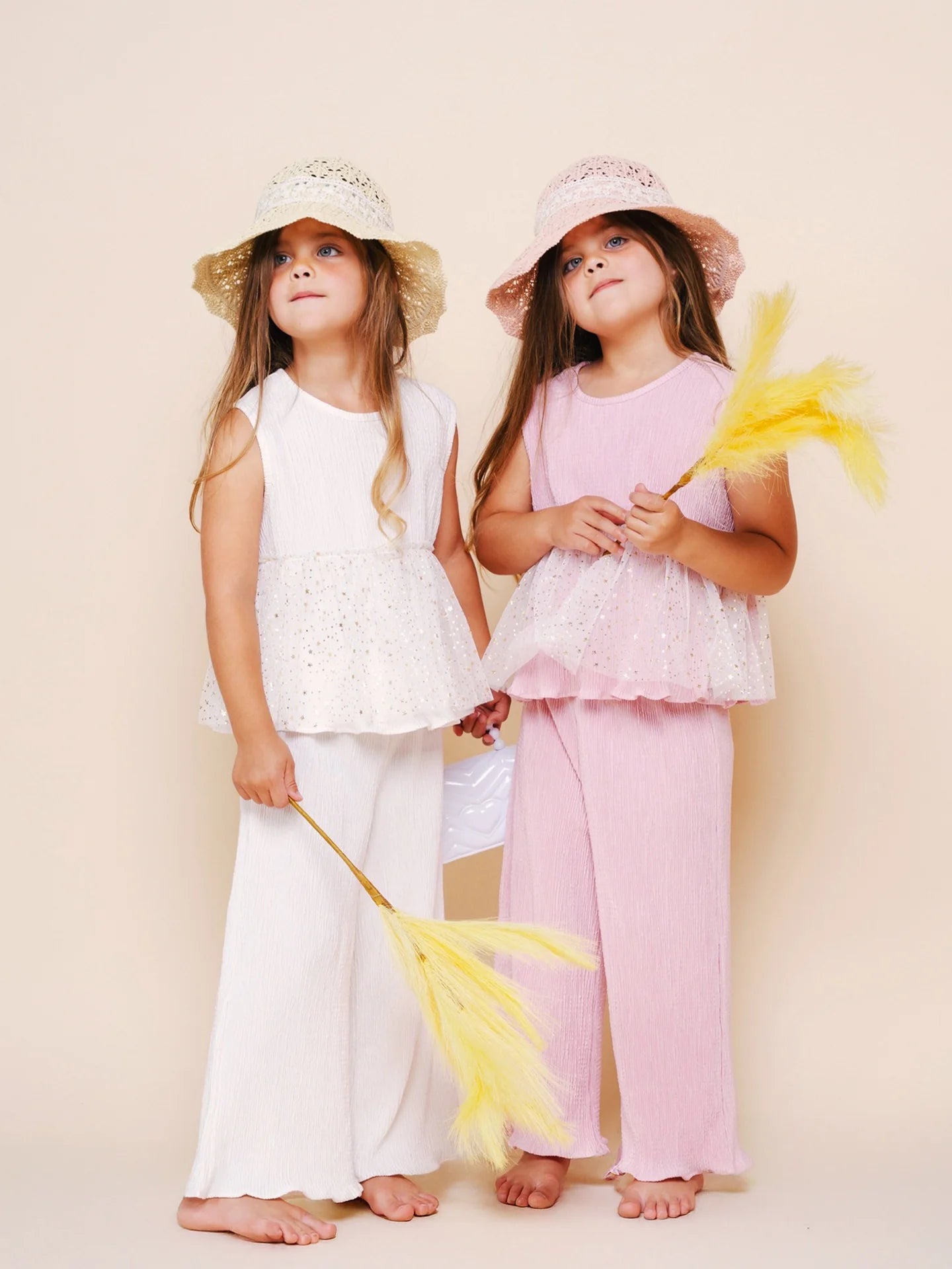 Ivory Elise Pleats Set