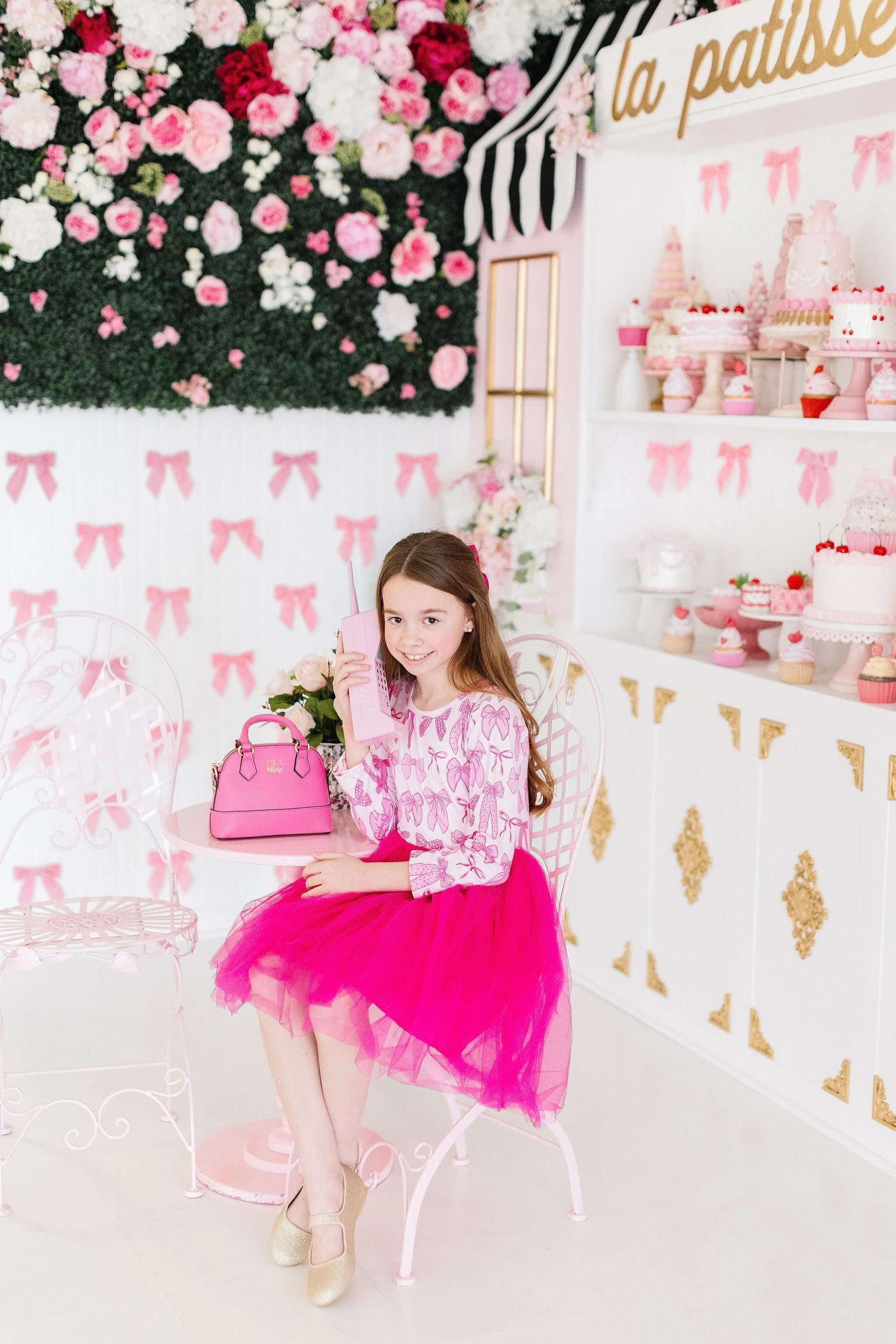 Pretty in Pink L/S Tutu Dress