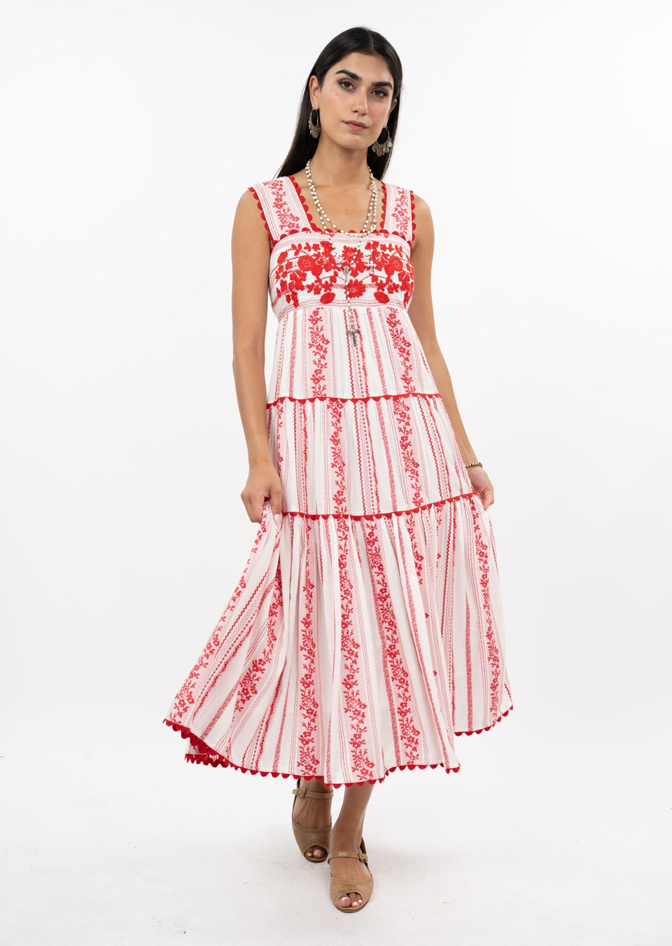 Red Roses Rosa Dress