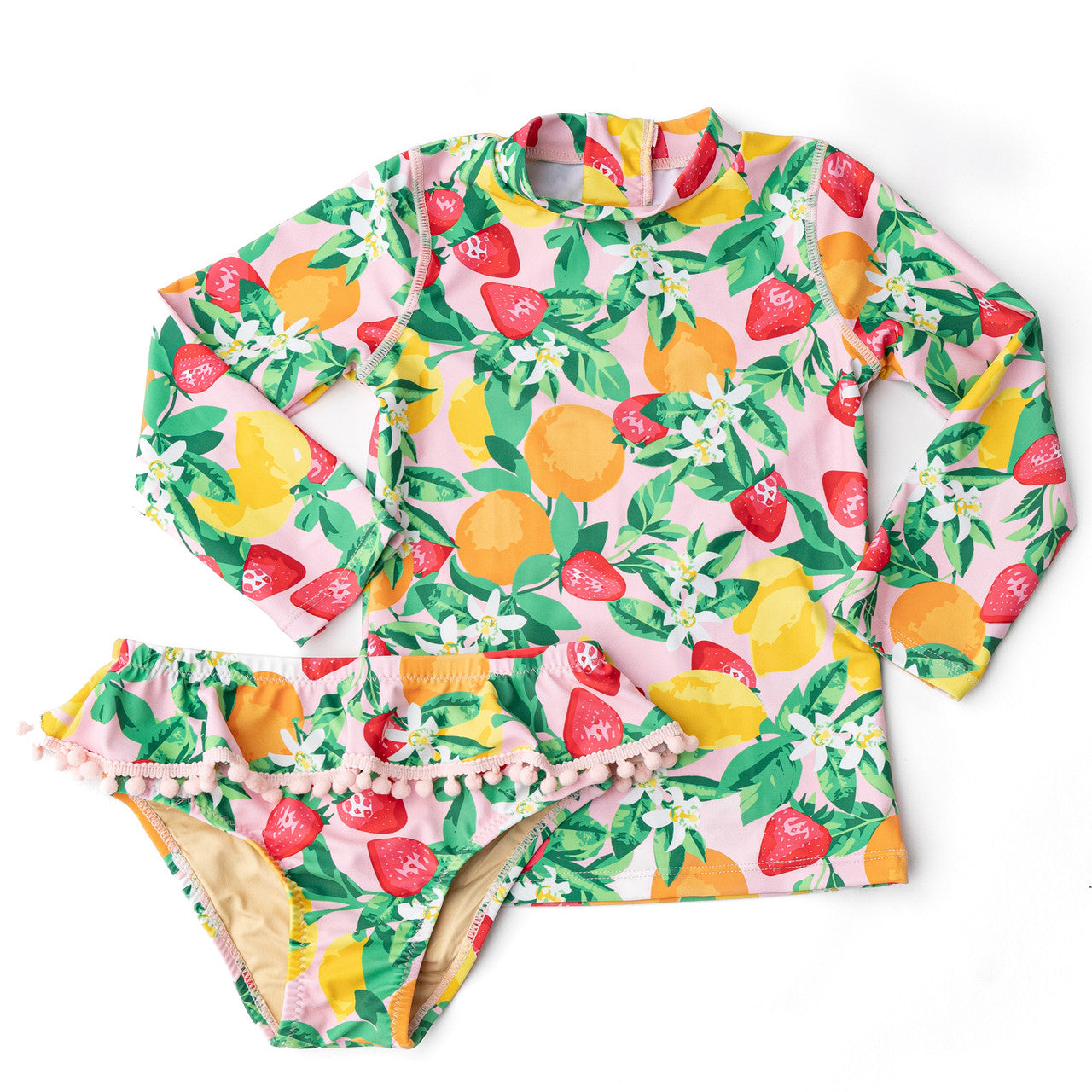 Shade Critter Fruit Punch Girls Rashguard Swim Set