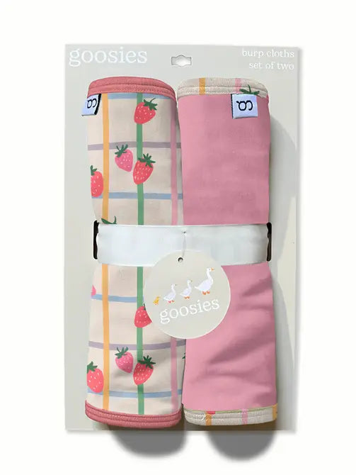 Burp Cloth Set - Berry Patch