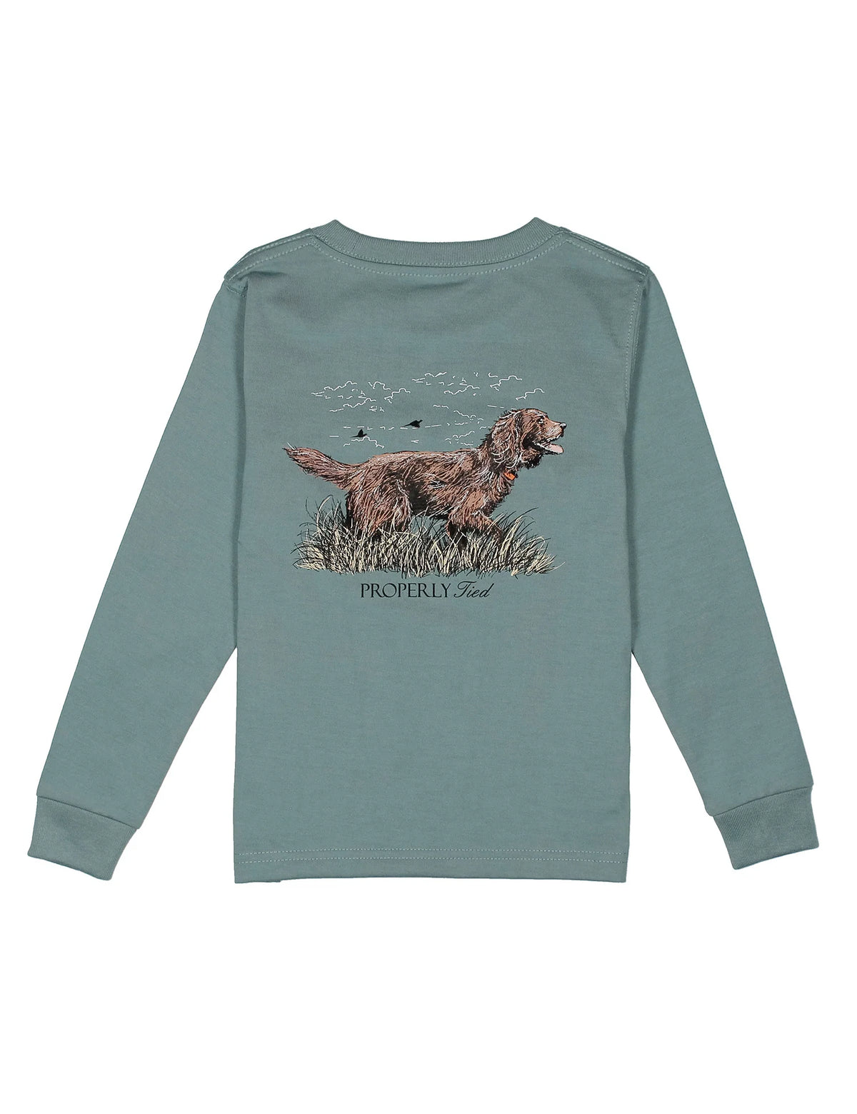 Boys Boykin LS Steel Blue