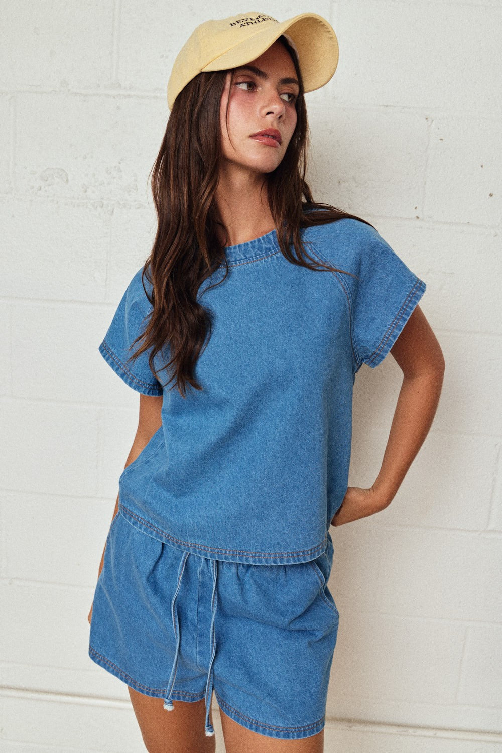 Denim Short Set Relaxed Everyday Fit