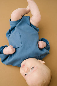 Little One Shop - Bluebird Pocket Romper