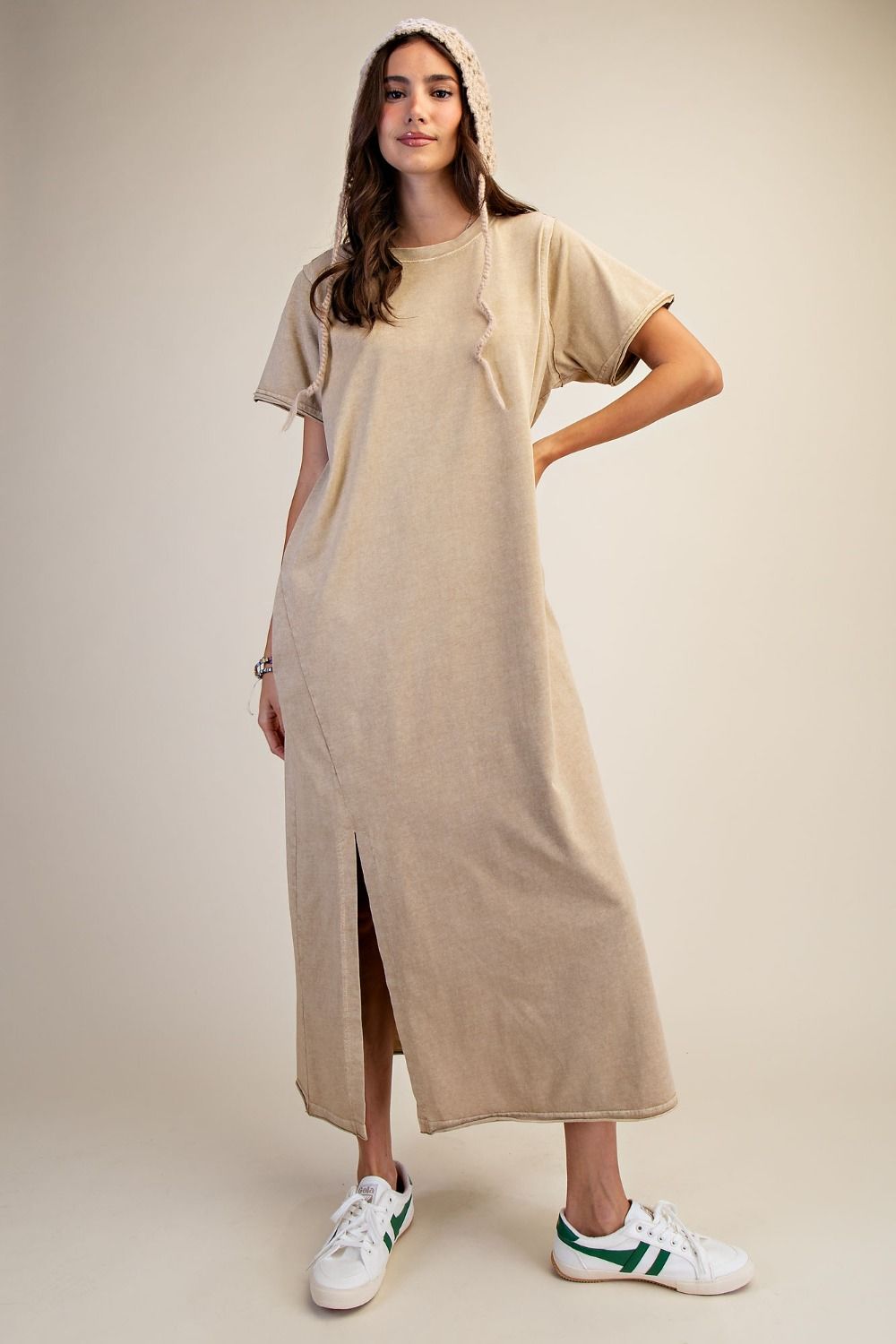 Toast Washed Terry Midi Dress