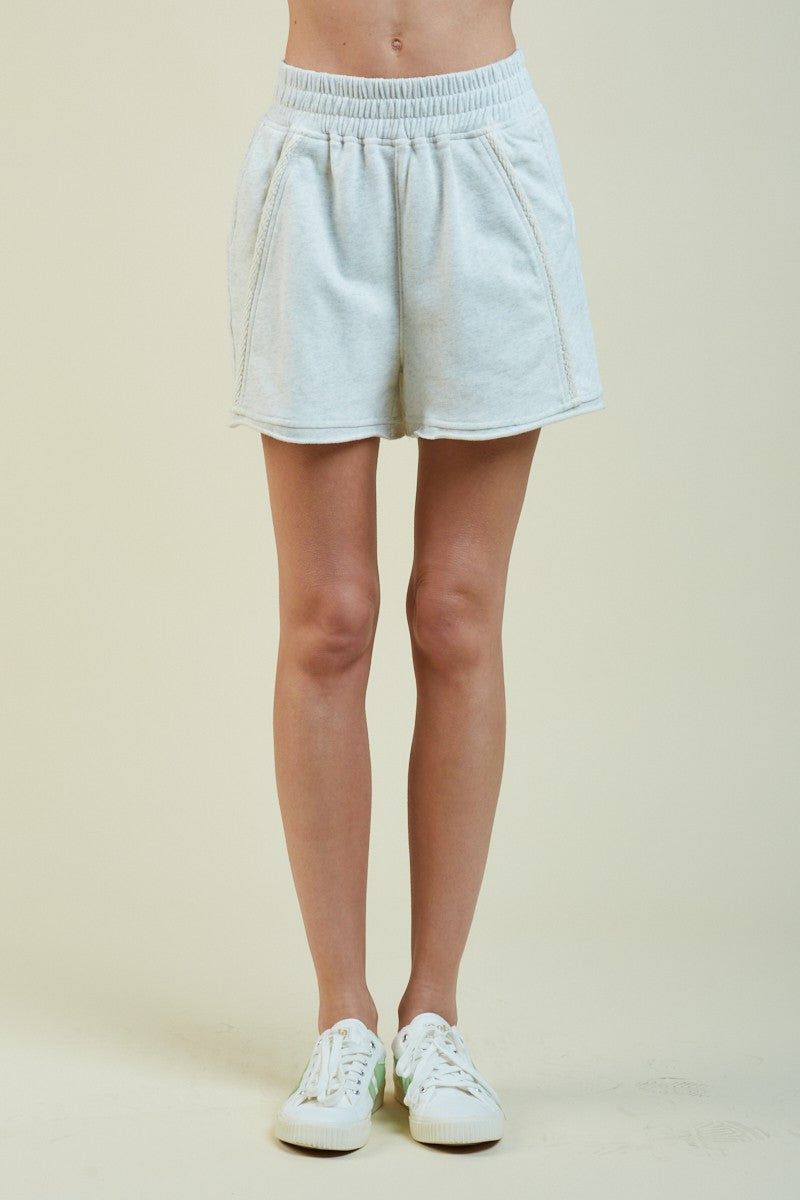 Rope Piping Summer Shorts