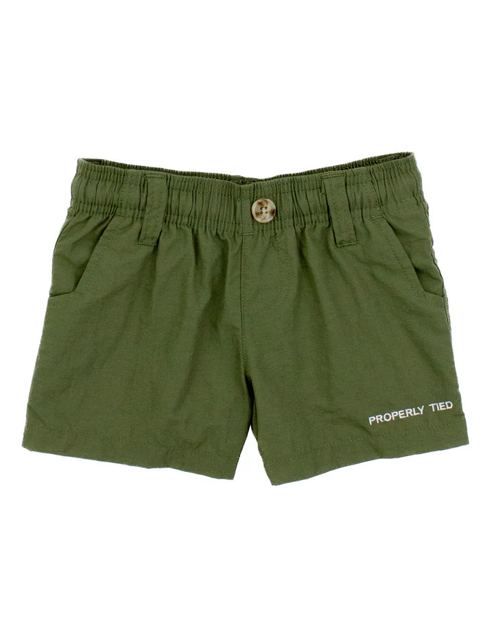 Boys Mallard Olive Short
