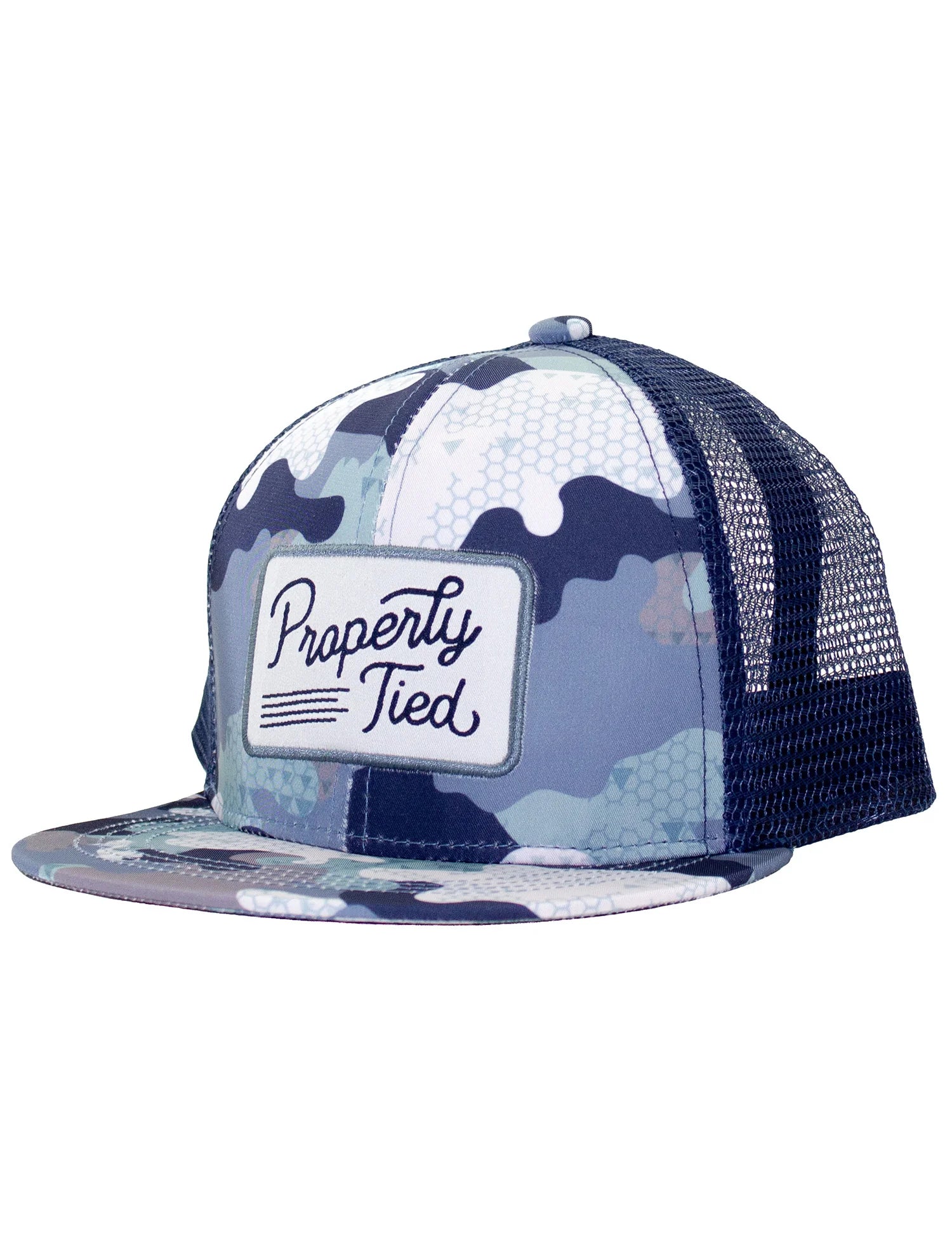 Boys Sportsman Trucker Hat Delta Backwater Camo