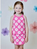 Pink Floral Crochet Set