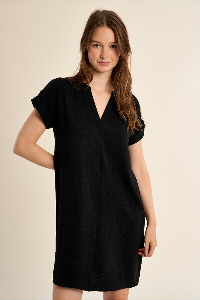 Black Short, straight dress