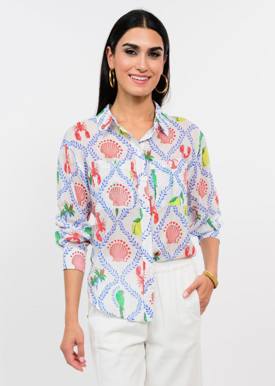 Ivy Jane Ocean Breeze Button Down
