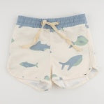 FISH SPRING AOP MALIBU BOARD SHORTS