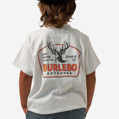 Youth Short Sleeve Tee Big Game Hunts Oatmeal