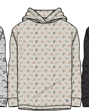 Youth Performance Hoodie- Mallard Duck Dog