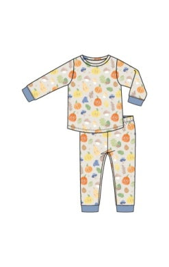 Autumn Pumpkins - L/s Loungewear Set